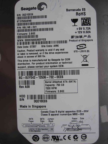 750 seagate st3750640ns - seagate, |