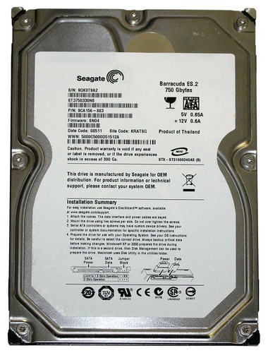 Seagate barracuda 750gb - barracuda,
