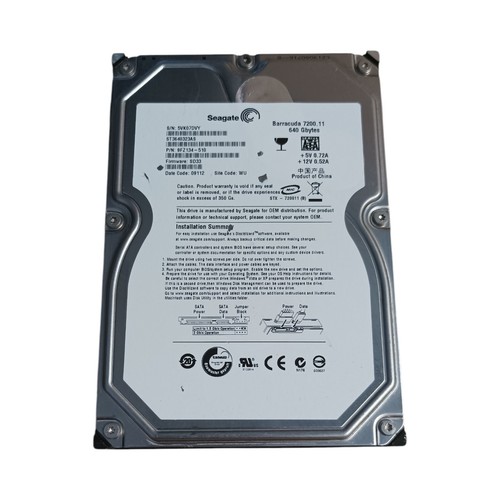 Seagate zoll hdd sata - hdd,