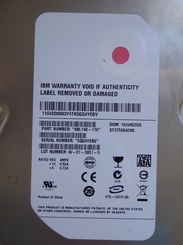 750 seagate st3750640ns - gb,