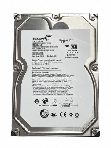 5tb seagate barracuda - 1.5tb, lp