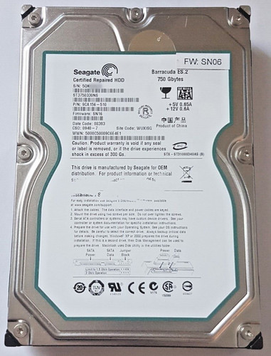 750 sata seagate - gb,