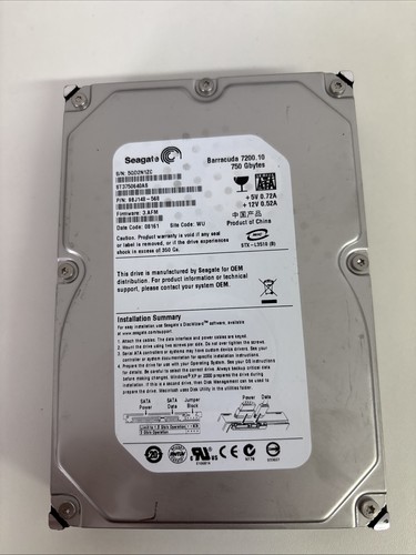 Seagate barracuda 750gb hdd - seagate,